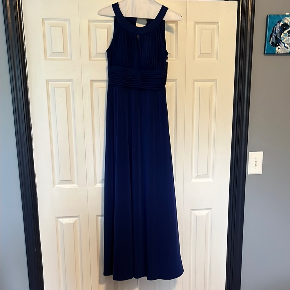 Signature by Sangria Deep Blue Maxi Dress